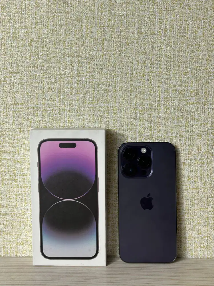 iPhone 14 Pro 256gb All Operator Resmi Beacukai, MULUS LIKE NEW