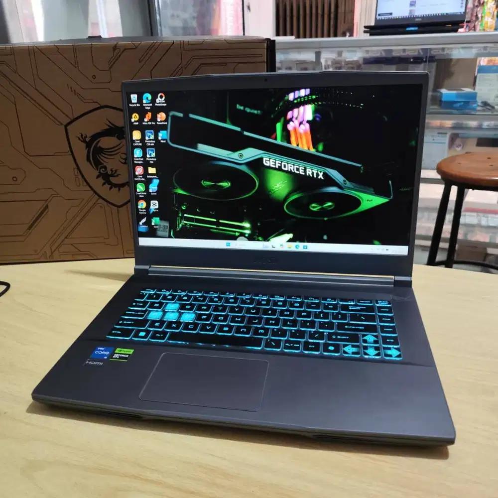 Laptop Gaming MSI THIN 15 Intel Core i5-12450H Nvidia RTX 2050 Fulset