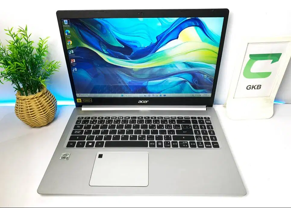 Laptop Acer Aspire Core i5 gen 10 layar Full HD IPS bazel aluminium su
