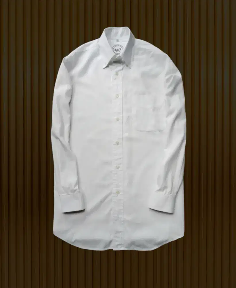 KEMEJA MAX MEN PUTIH, SIZE : L (LD108-110,P76)
