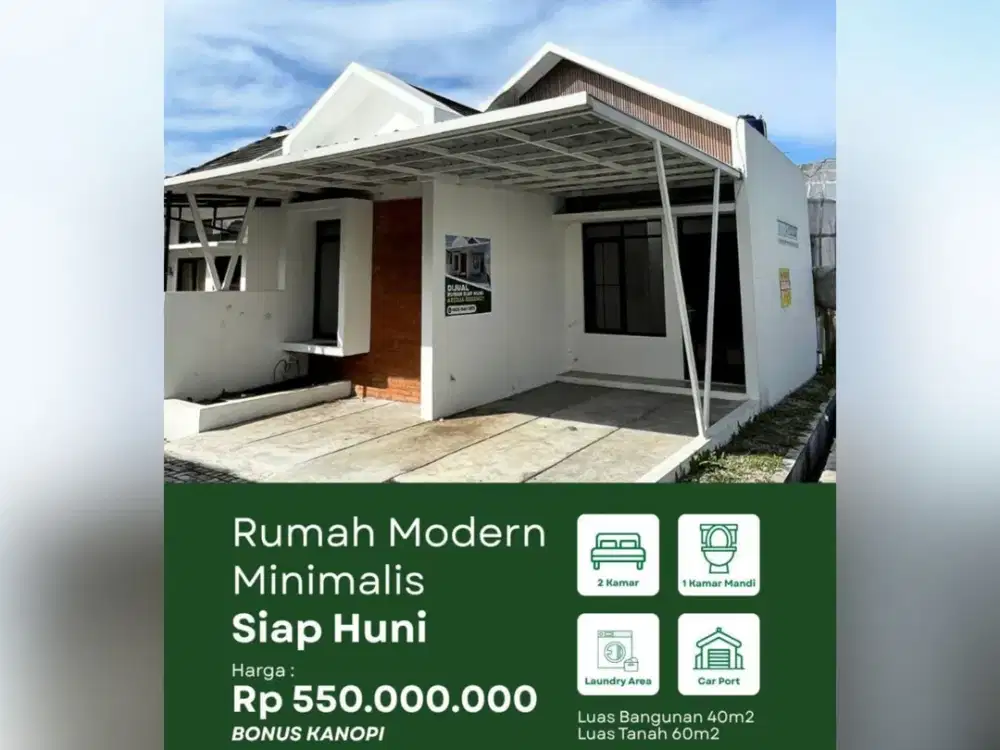 Rumah Siap Huni Tinggal 1 Dalam Perumahan Nuansa Villa di Paronpong Lembang Cihanjuang