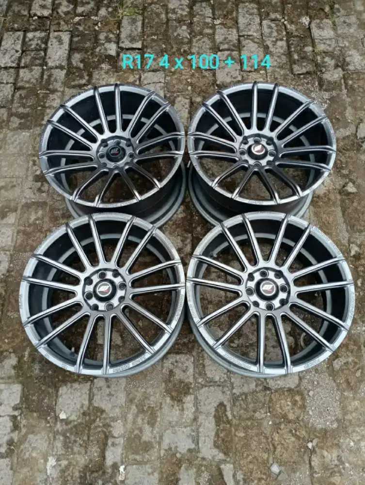 Rep XXR R17 pcd 4 x 100 + 114 lebar 7,5 + 9 offset 42 + 30