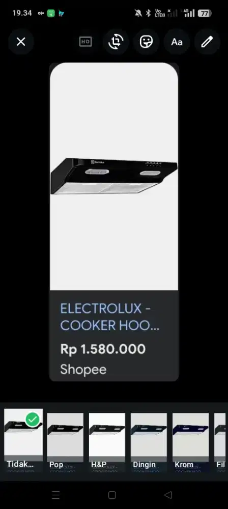 ELECTROLUX TUDUNG HISAP ASAP