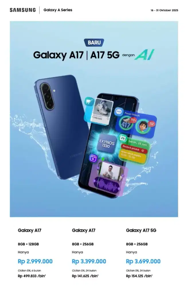 New Galaxy A17 5G, A17, A07