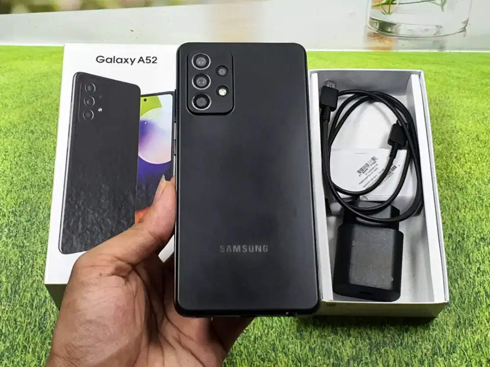 Samsung Galaxy A52 NFC 8/256 Fullset Resmi SEIN (Shadow Tipis)