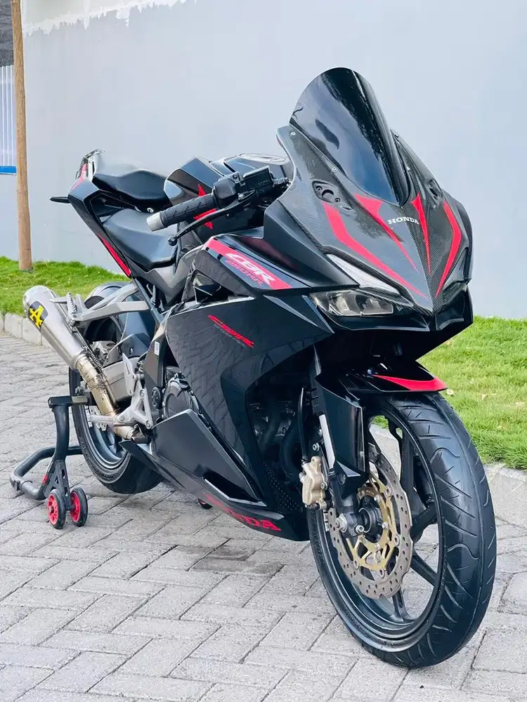 Honda cbr250rr 2019 black freedom cbr250rr hitam 2019 plat W pajak on