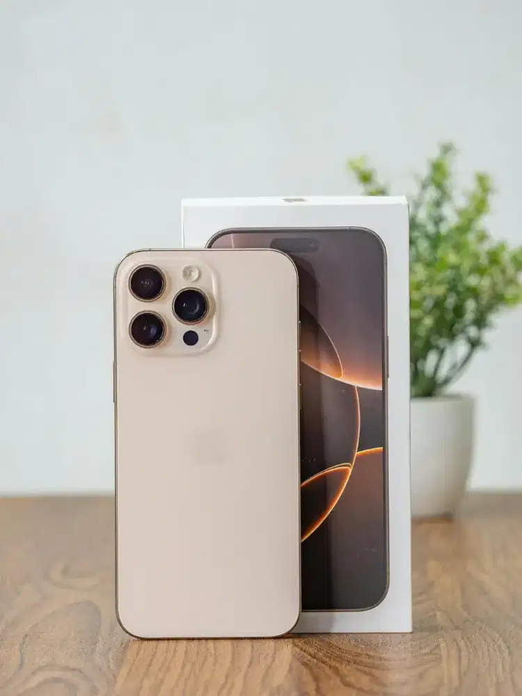 (NEW) IPHONE 16 PRO MAX 256GB GARANSI RESMI IBOX (KREDIT BUNGA 0%)