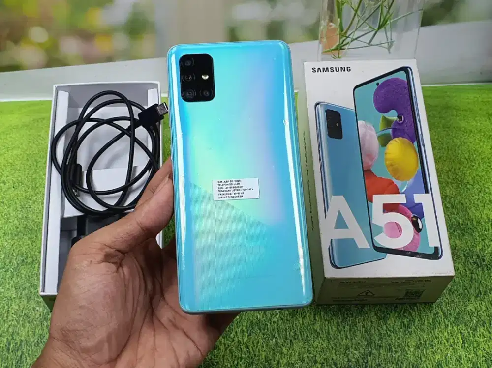 Samsung Galaxy A51 NFC 6/128 Mulus Fullset Resmi SEIN