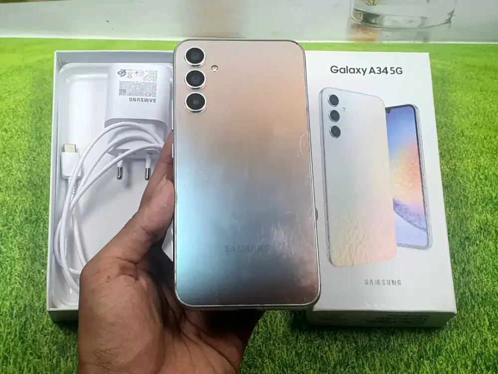 Samsung Galaxy A34 5G NFC 8/128 Fullset Resmi SEIN