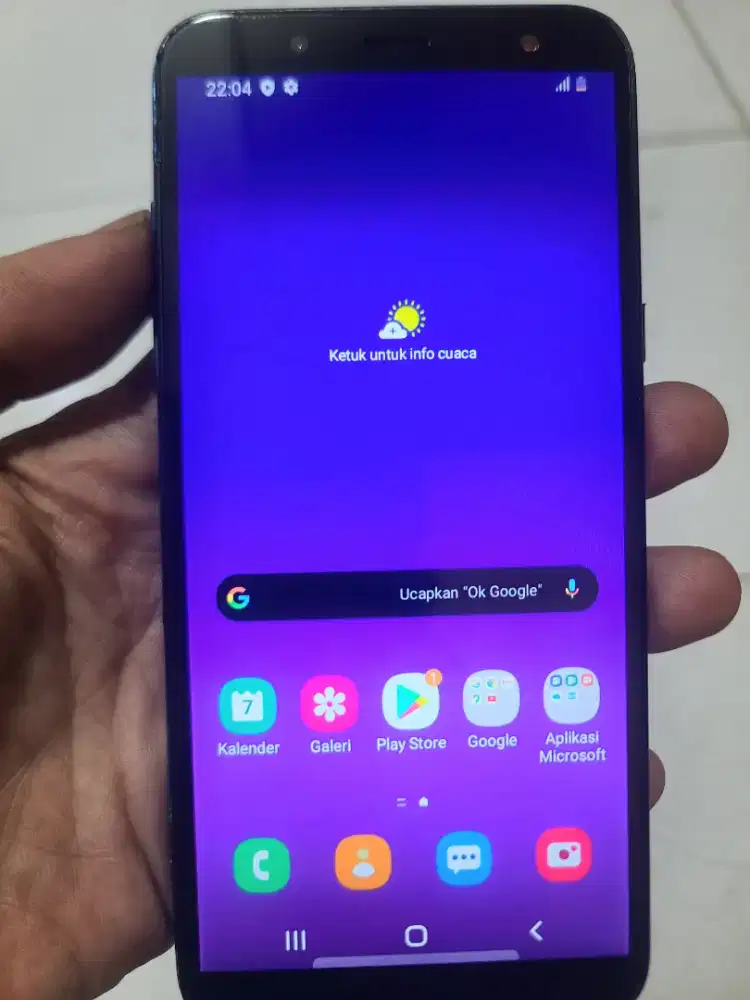 Dijual samsung A6 ram 3/32 normal lumayan mulus bekas pakaian anak