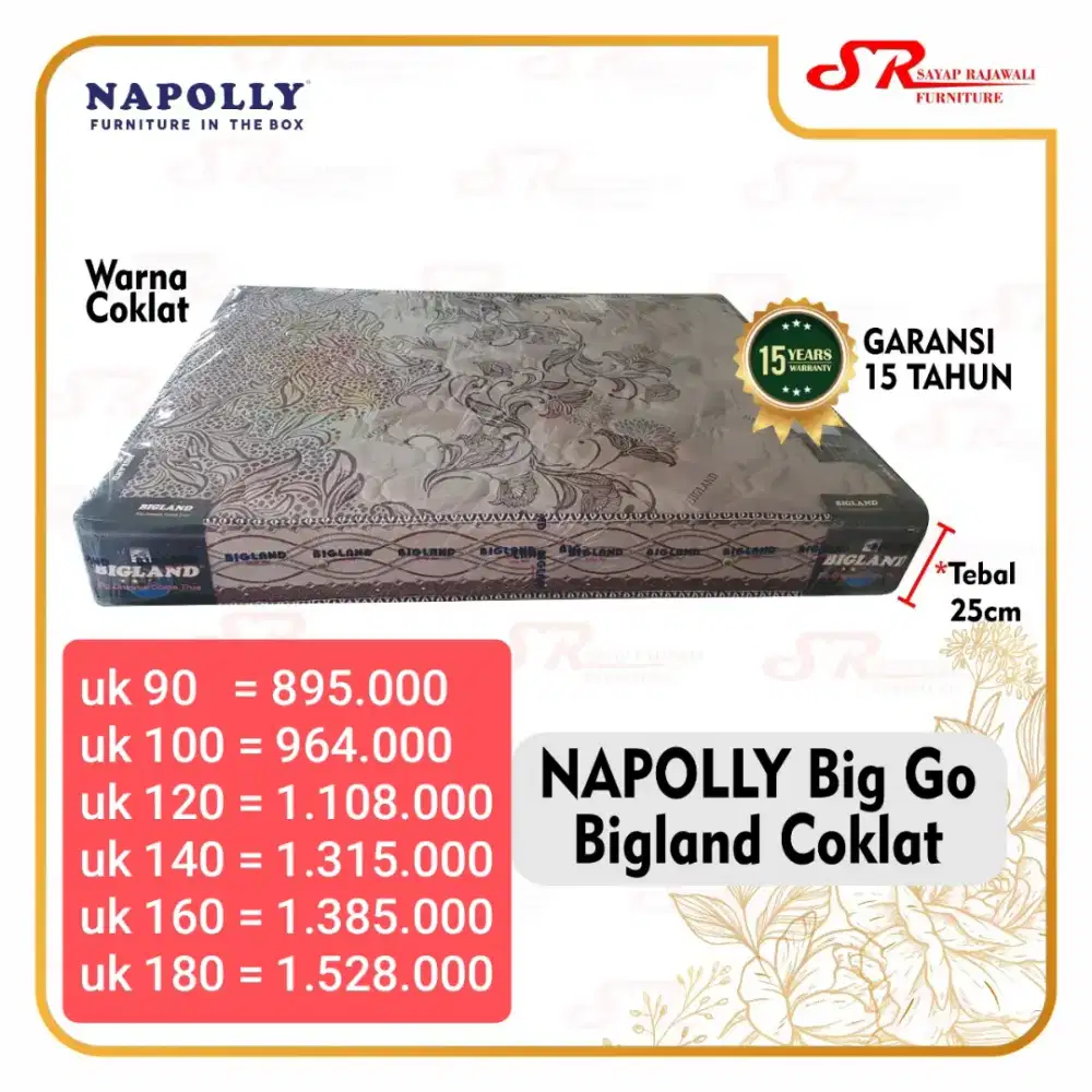 promo Springbed  Bigland big go All Ukuran Murah Area Jogja (dwi)