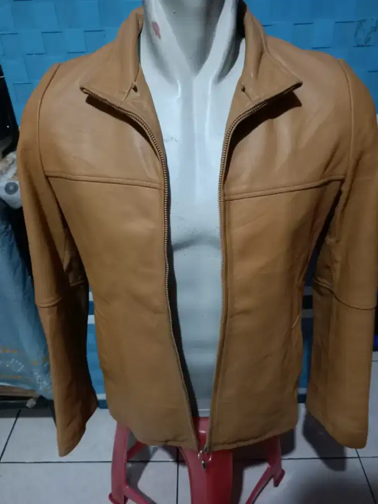 Jaket kulit domba asli import