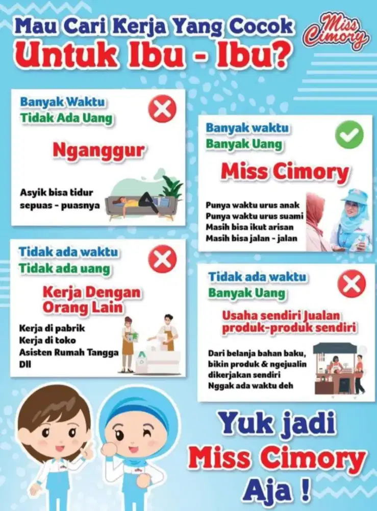 Lowongan kerja Miss Cimory