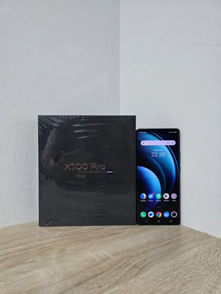 Vivo X100 Pro 5G Ex Resmi 16/512 Black Fullset Mantap 16GB 512GB Zeiss