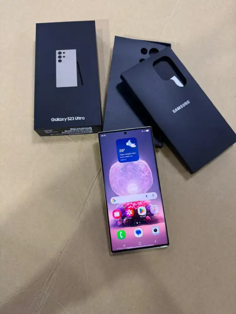 Samsung Galaxy S23 Ultra 12/512GB 5G Fulset Mulus Istimewa Bekas Resmi