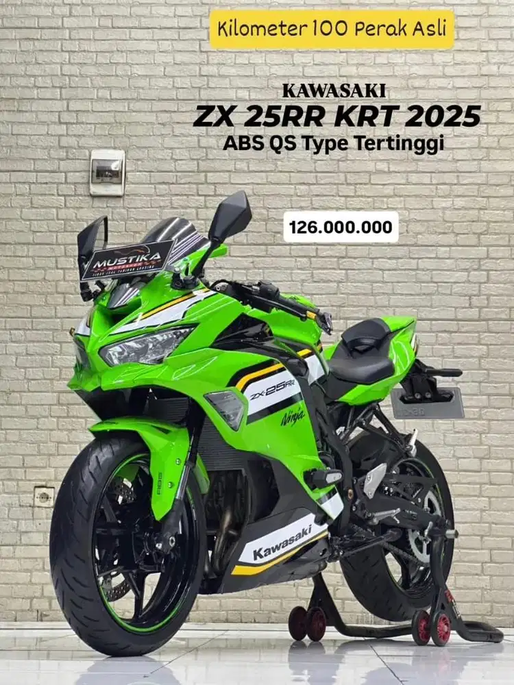Km 100 Perak‼️ Kawasaki ZX25R ABS QS 2025 Livery Baru - Zaky Mustika