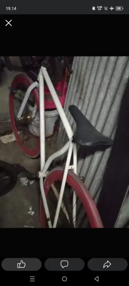 Sepeda pixy tinggal pakai