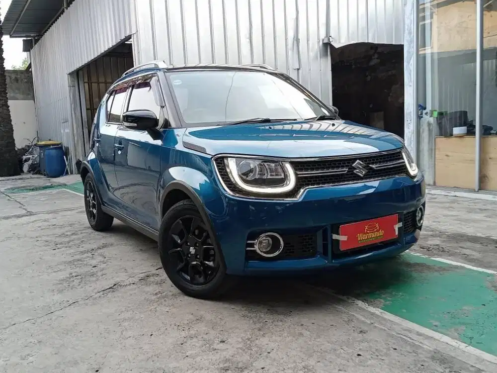 Suzuki Ignis GX AGS Matic AT 2018 biru DP minim 11 juta Low KM