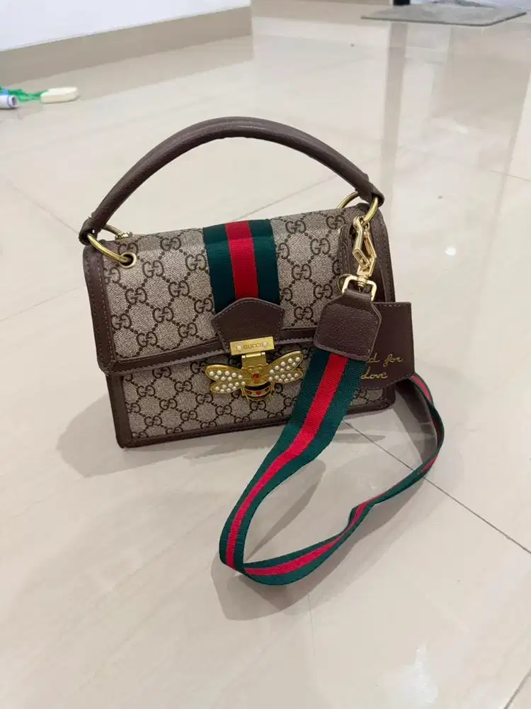 tas wanita gucci bee margareth