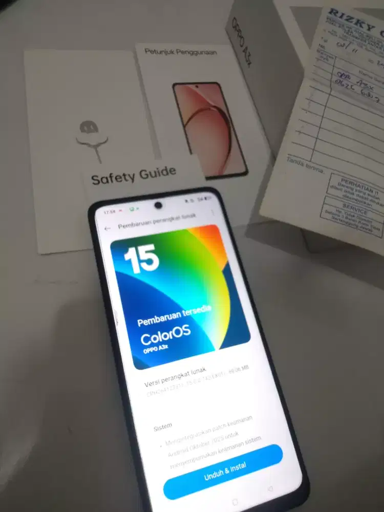 HP OPPO A3X MASIH GARANSI