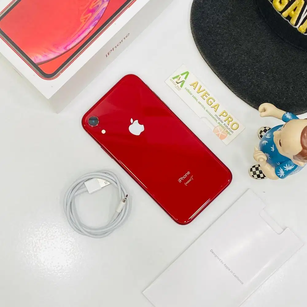 Second iphone xr 128 gb space red garansi ibox