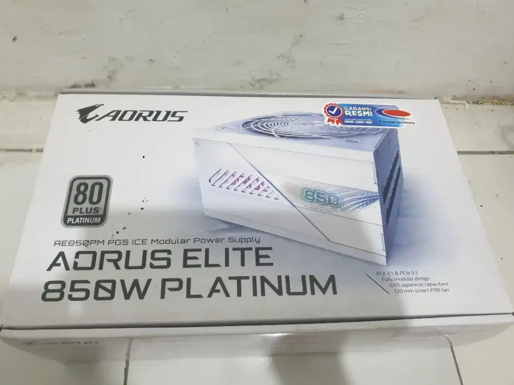 PSU GIGABYTE 850 WHITE AORUS ELITE PLATINUM CERTIFIED