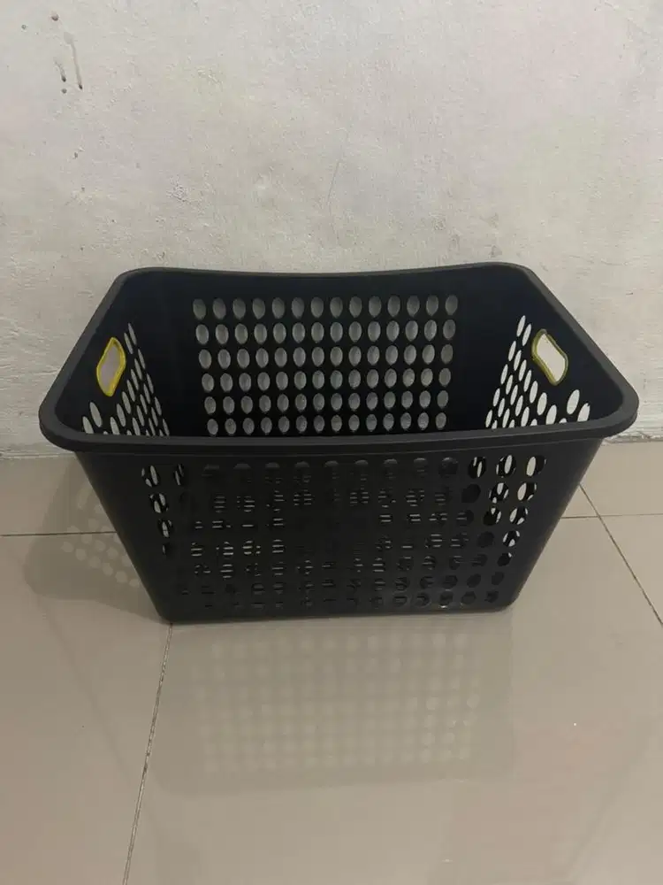 Keranjang Baju Laundry Ikan Sayur Buah Pajero Hitam