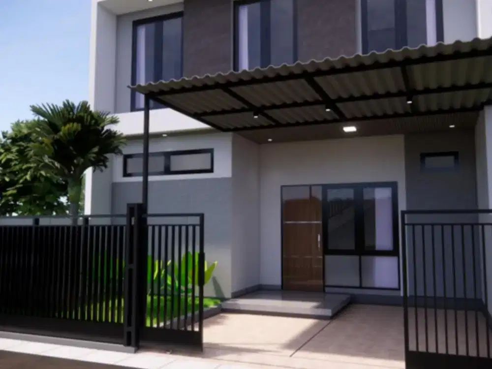 Jual cpt Rumah baru Tinggal 2 lantai di Jalan Golf Dalam I (400 m dari Jl. AH. Nasution)