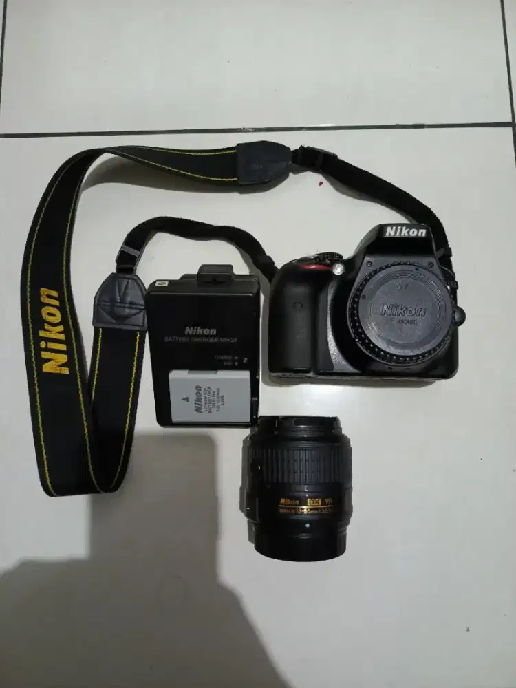 Kamera nikon D3300 kit siap pakai