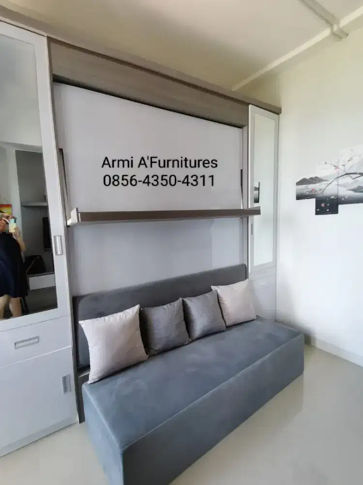 Wallbed UK.160x200 + sofa (Non matras + non kabinet)