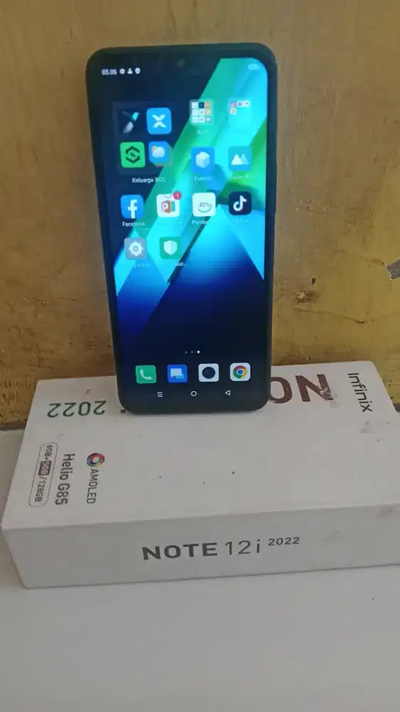 Infinix note 12i.ram 6/128.klngkpn hp+dos