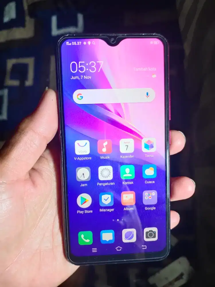 Vivo y12i ram 3 32 4G snapdragon