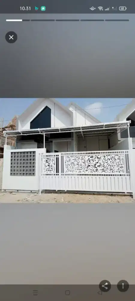 Disewakan Rumah Siap Huni Bangunan Baru (1 tahun )