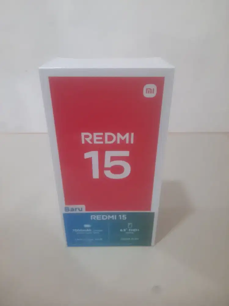 Xoaimi Redmi 15 RAM 8/128GB RAM bsa smpai 16 btrai 7000MAH warna black