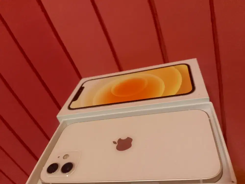 Iphone 12 128gb power putih baru