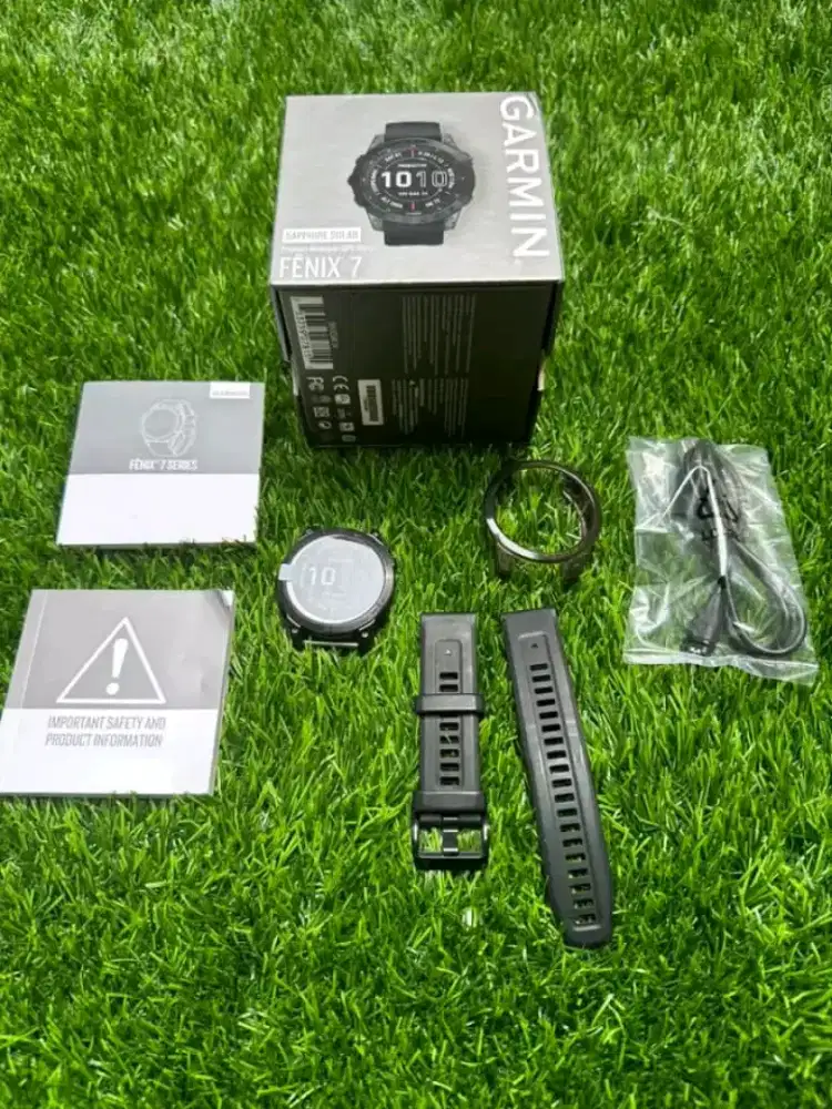 Garmin fenix 7 sapphire solar smartwatch smart watch gps running