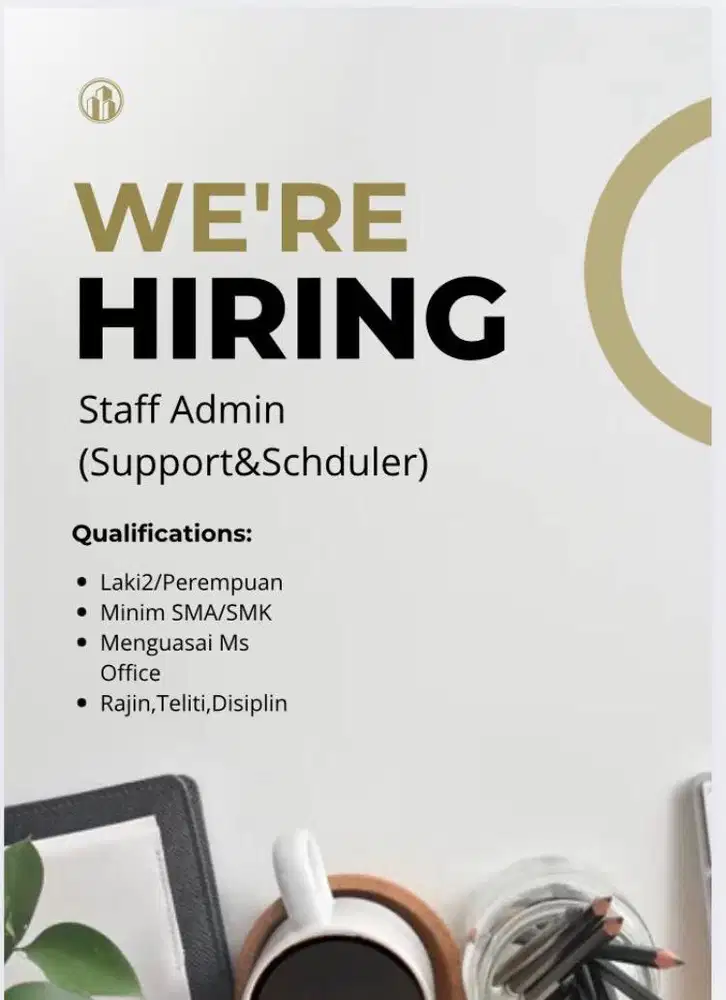 dibutuhkan staff administrasi