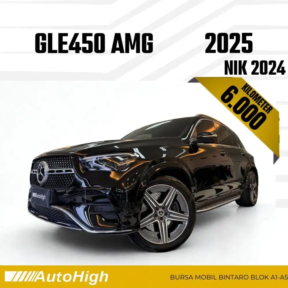 DP10% [Km6.000] GLE450 AMG 2024 Black / GLE 450 Reg 2025 #AUTOHIGH