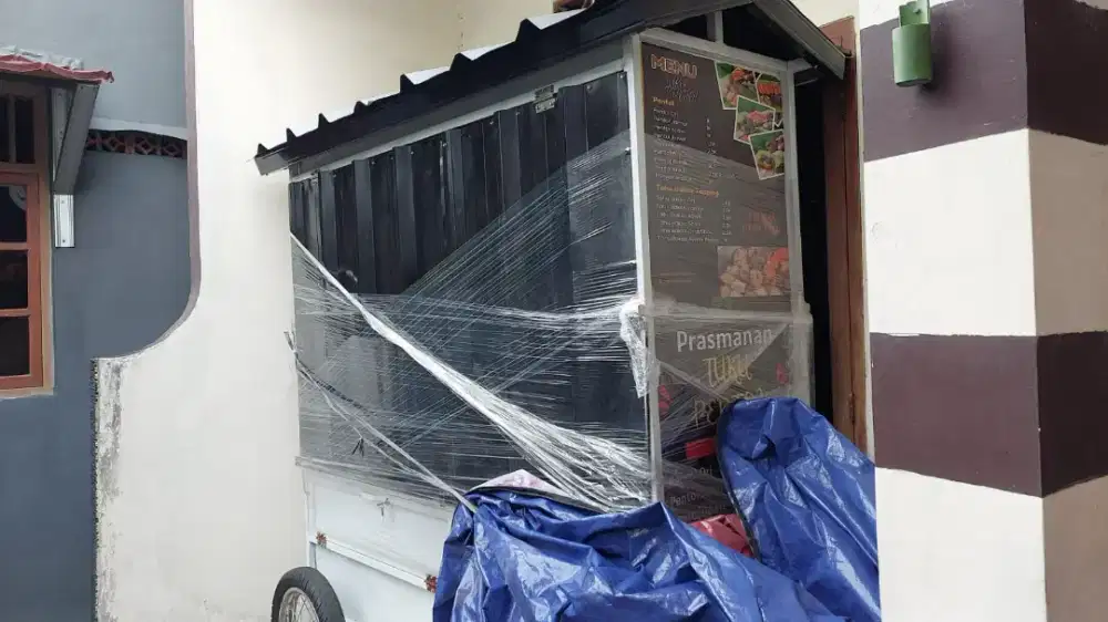 Gerobak Etalase Bakso / Pentol Prasmanan