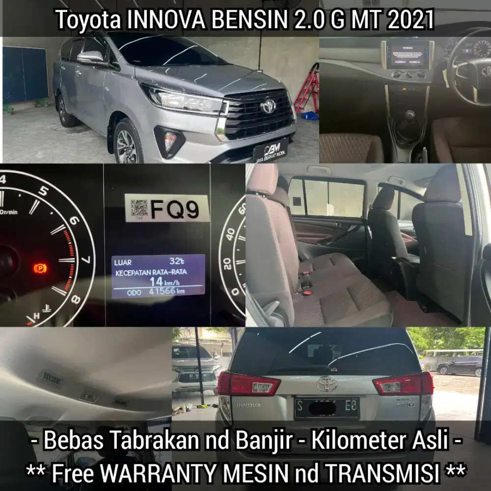 INNOVA REBORN BENSIN 2.0 G MANUAL 2021