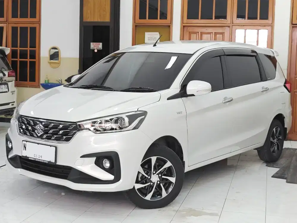 Dp25jt New Ertiga 2024 GX Hybrid 1.5 Automatic AT Putih Full Ori 2023