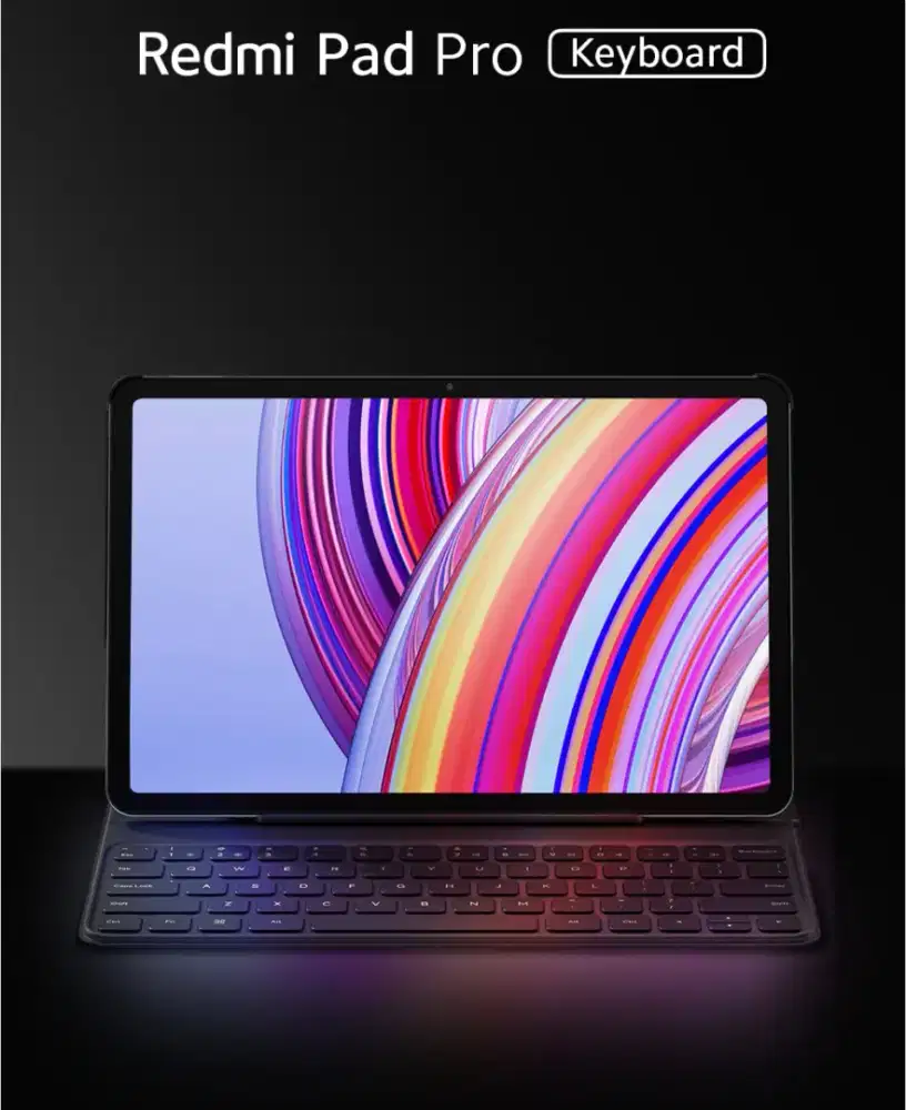 Redmi pad pro keyboard. Baru. Segel pabrik. Garansi resmi 6 bulan