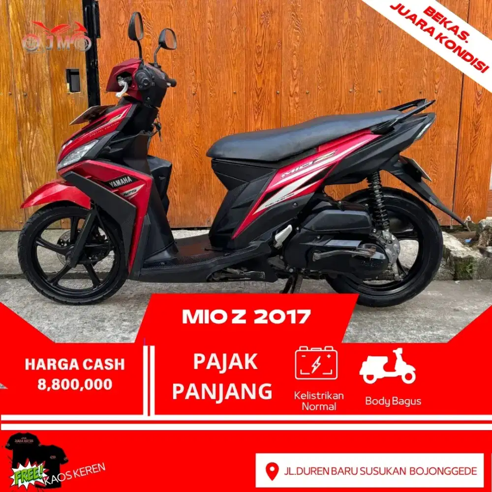 YAMAHA MIO Z 2017 PAJAK PANJANG SURAT LENGKAP