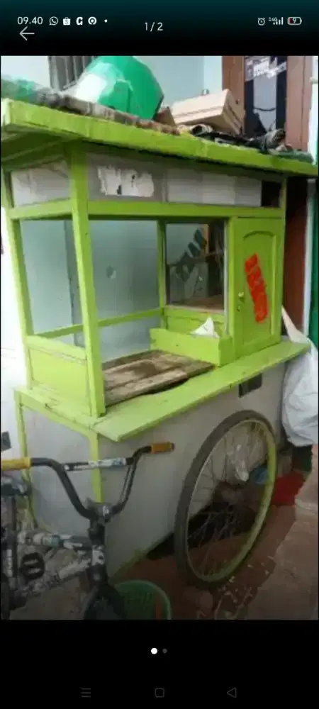 JUAL CEPAT GEROBAK BAKSO/MIE AYAM/SOTO AYAM DLL