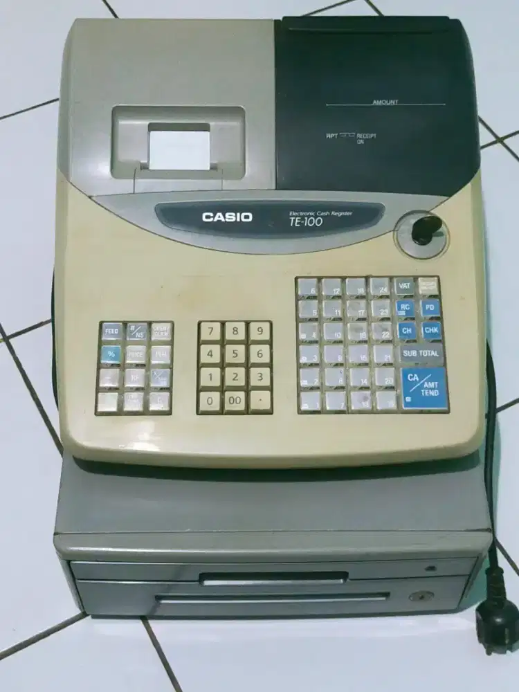 Mesin kasir Casio TE 100