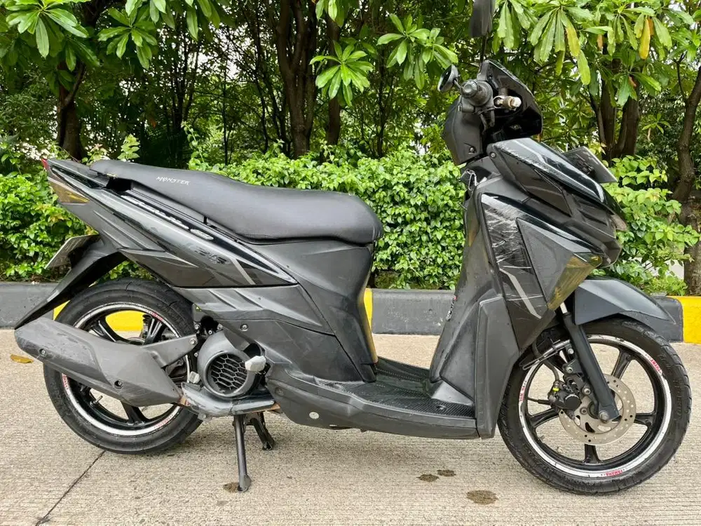 Yamaha Soul GT 125cc, A/T Matic CVT, Tahun 2017, Km 70rb, Warna Hitam
