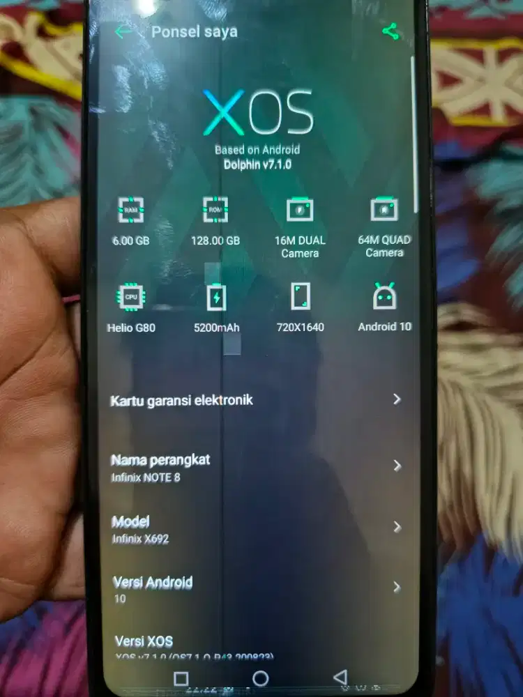 INFINIX NOTE 8 6/128