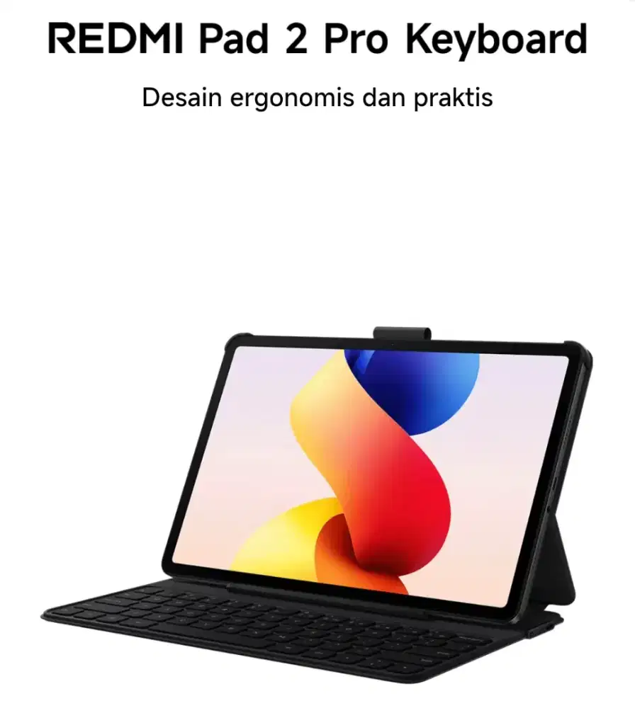 Redmi pad 2 pro keyboard. Baru. Segel pabrik. Garansi resmi 6 bulan