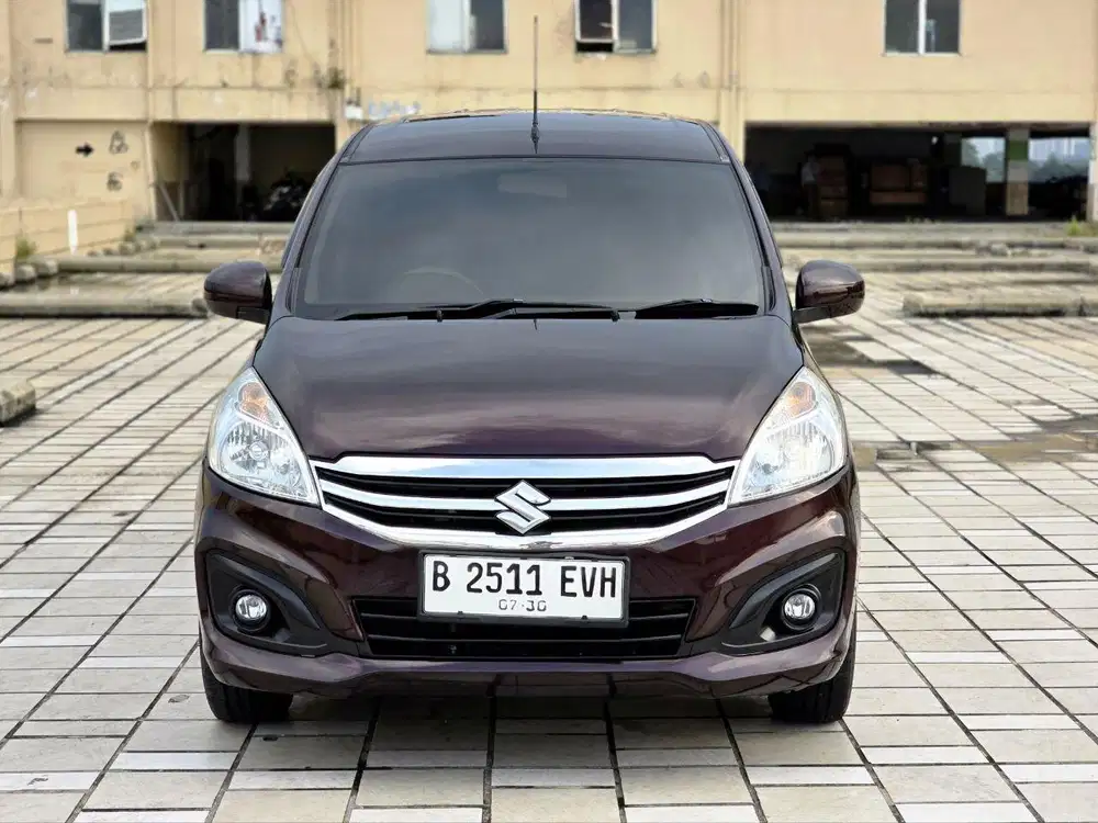 TERMURAH NEW ERTIGA GL AT 2017 MAROON pajak panjang dp 14jt no PR