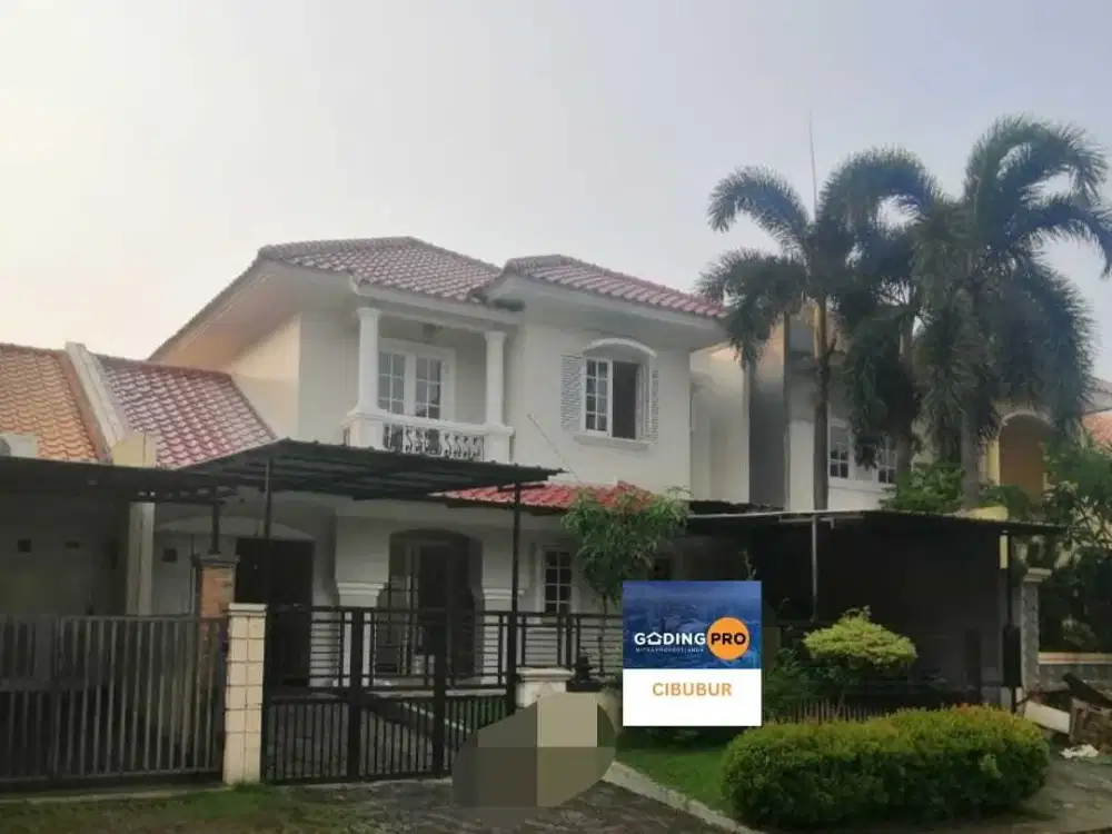 Rumah 2 lantai di boulevard utama Legenda Wisata Cibubur